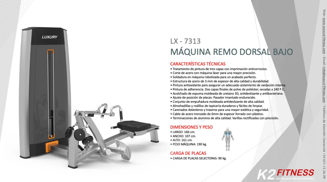Entrena tus Dorsales con la Máquina de Musculación Luxury