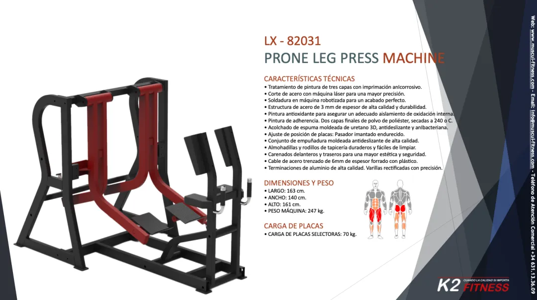 Tus Piernas más Musculadas con entrenos en Máquina Isolaterel Prona de Luxury