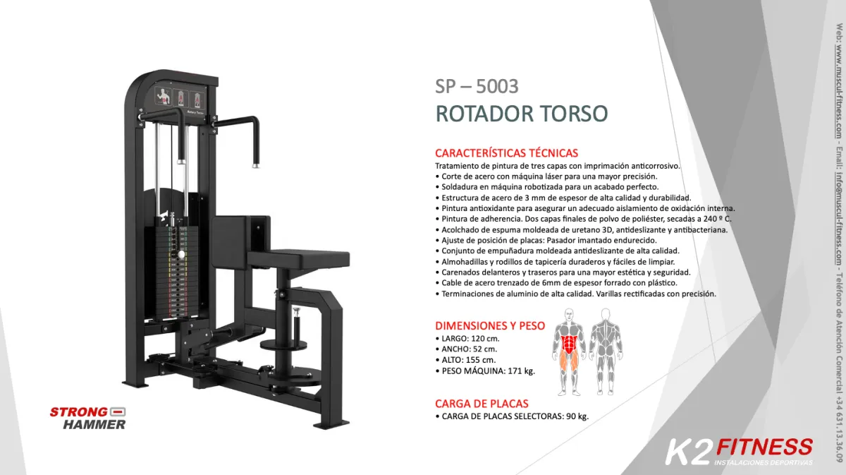 Máquina para Oblicuos Profesional