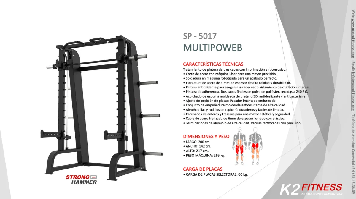 Entrena con la Multipower Profesional de Strong Hammer